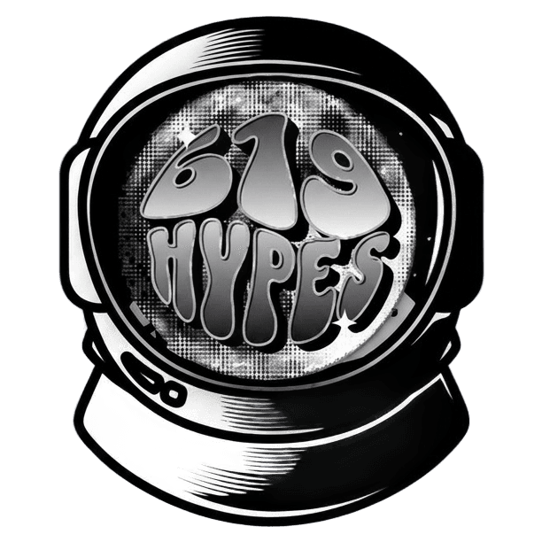 619.HYPES astronaut helmet logo